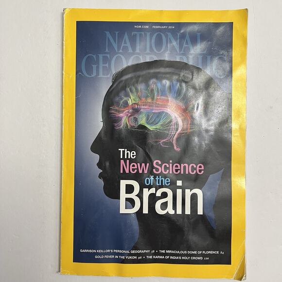 National Geographic New Science Of The Brain February 2014 Florence Yukon India - Picture 1 of 9